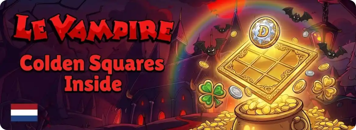 Le Vampire bonus program Golden Squares and free spins overview