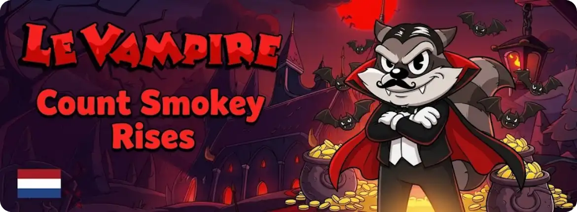 Le Vampire slot Count Smokey vampire raccoon game preview